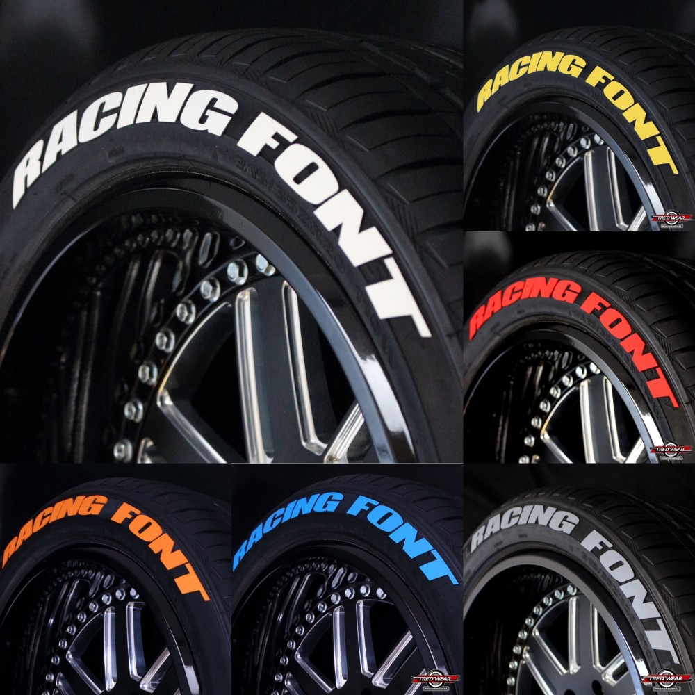 RACING FONT 0.75” (1,90cm)